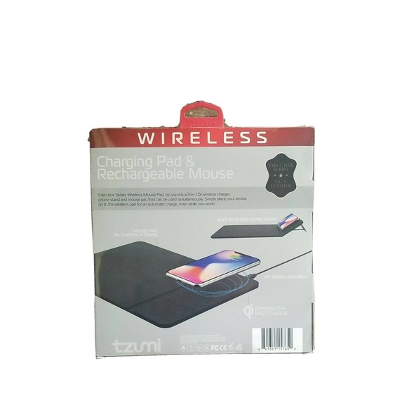 Wireless Charging Pad & Rechargeable Mouse 2.4 GHz, 2018, BRAND NEW - Picture 3 of 5